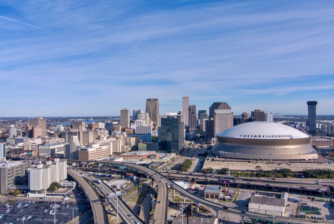 Lo skyline di New Orleans