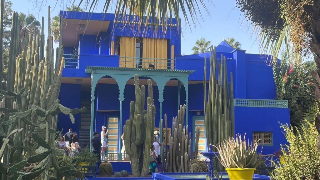 La villa blu del giardino Majorelle, a Marrakech