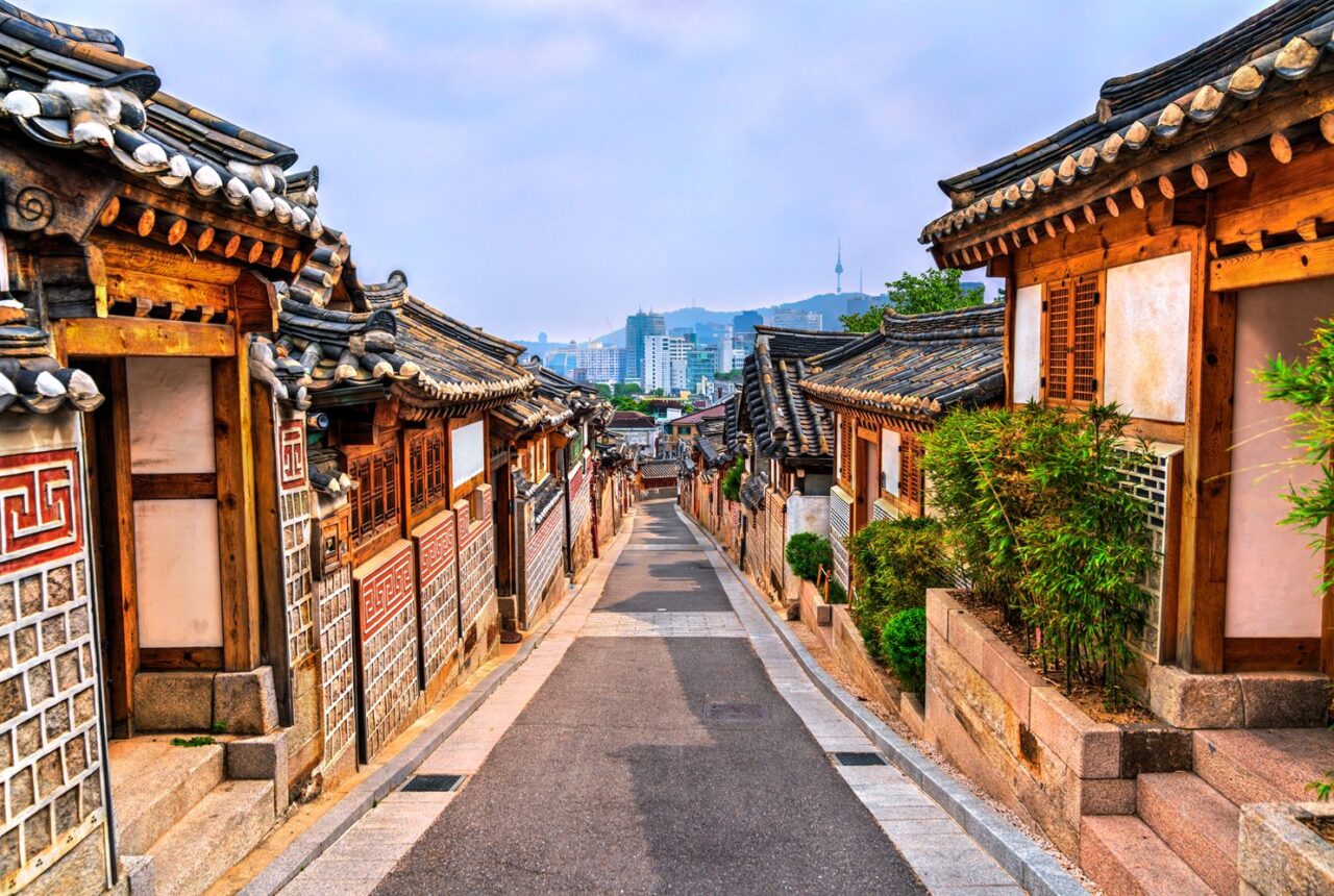 Il villaggio di Bukchon Hanok a Seoul